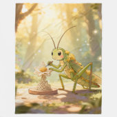 The Grasshopper and the Nectar Artwork.1 Fleecedecke (Vorderseite)