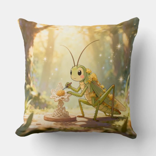 The Grasshopper and the Nectar Artwork.1 Kissen (Vorderseite)