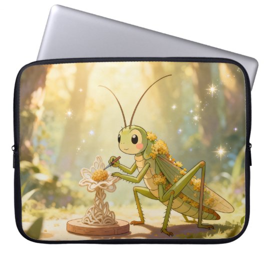 The Grasshopper and the Nectar Artwork.1 Laptopschutzhülle (Vorderseite)