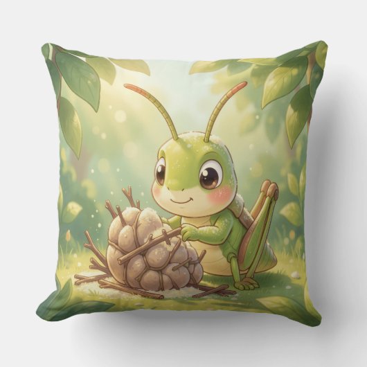 The Grasshopper and the Nectar Artwork.5 Kissen (Vorderseite)