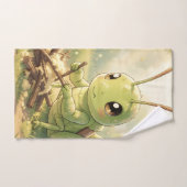 The Grasshopper and the Nectar Artwork Badhandtuch Set (Handtuch)