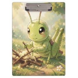 The Grasshopper and the Nectar Artwork Klemmbrett