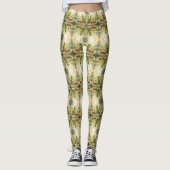 The Grasshopper and the Nectar Artwork Leggings (Vorderseite)
