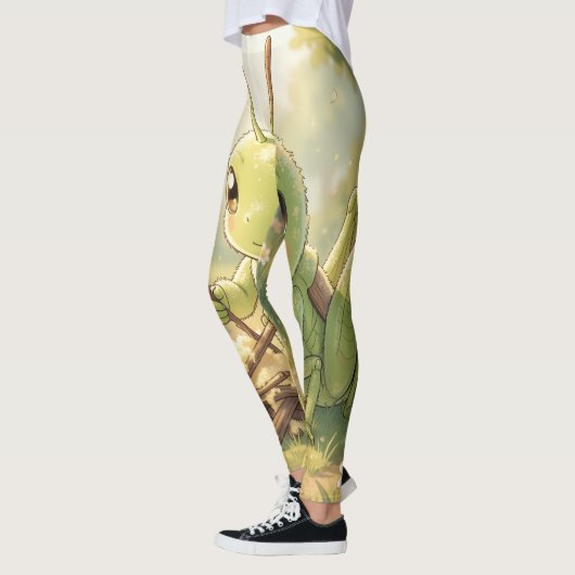 The Grasshopper and the Nectar Artwork Leggings (Links)
