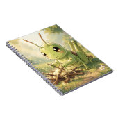 The Grasshopper and the Nectar Artwork Notizblock (Rechte Seite)