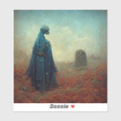 The Grave Surreal Sci-Fi Fantasy Alien Aufkleber (Blatt)