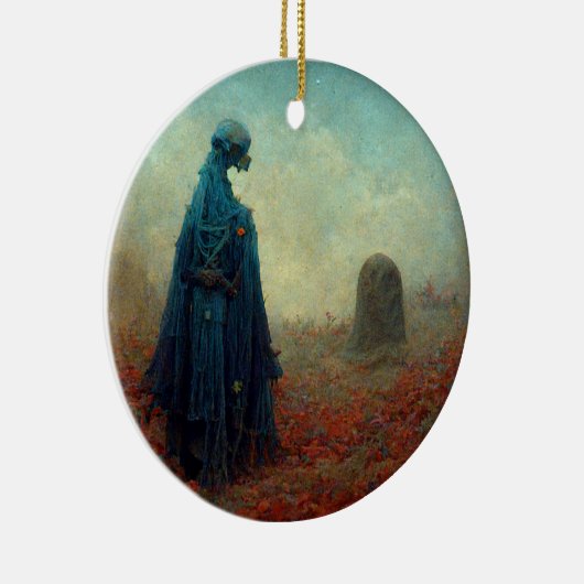 The Grave Surreal Sci-Fi Fantasy Alien Keramik Ornament (Rechts)