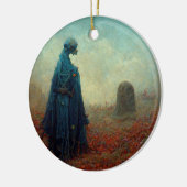 The Grave Surreal Sci-Fi Fantasy Alien Keramik Ornament (Links)