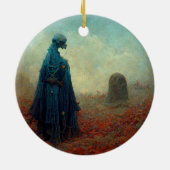 The Grave Surreal Sci-Fi Fantasy Alien Keramik Ornament (Hinten)