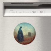 The Grave Surreal Sci-Fi Fantasy Alien Magnet (In Situ (Geschirrspüler))