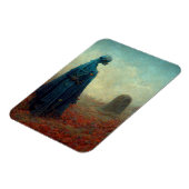 The Grave Surreal Sci-Fi Fantasy Alien Magnet (Linke Seite)