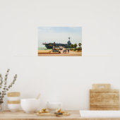 The Gray Ghost - USS Lexington Poster (Küche)