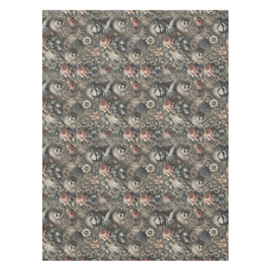 The Grays - Gothic Large Pattern Tischdecke (Vorderseite)