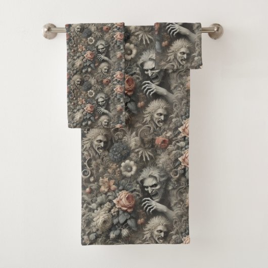 The Grays - Gothic Viktorianisch Badhandtuch Set (Insitu)