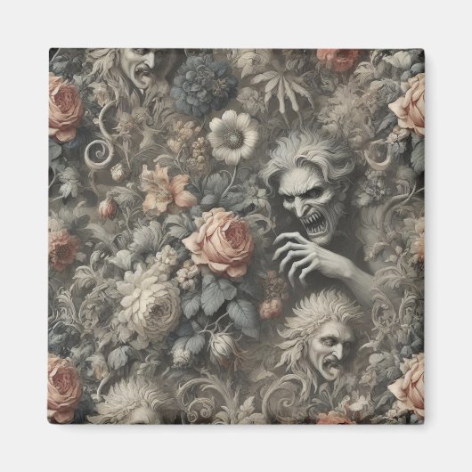 The Grays - Gothic Viktorianisch Design Magnet (Vorne)