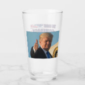 The Great American Comeback Trump 2024 Glas (Rückseite)