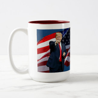 The Great American Comeback - Trump 2024 Zweifarbige Tasse