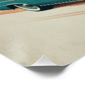 The Great American Roadtrip Poster - Desert (Ecke)