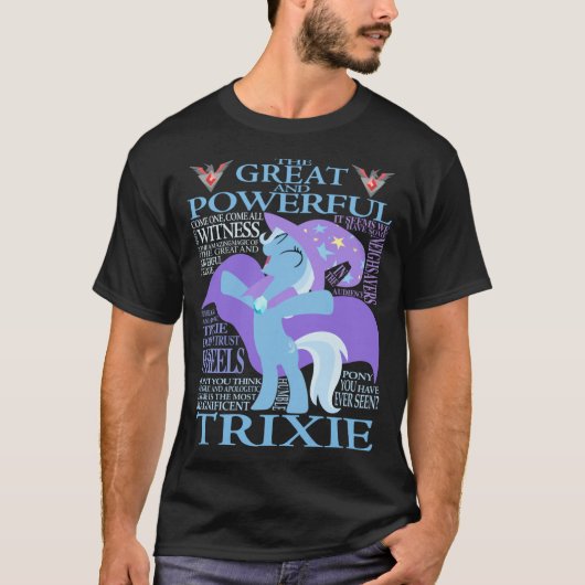 The Great and Powerfulriie retro T-Shirt (Vorderseite)