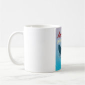The Great Barrier Reef, Australia Travel Poster Kaffeetasse (Links)
