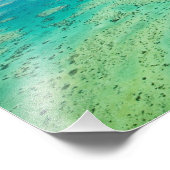 The Great Barrier Reef, Luftbild von Green Fotodruck (Ecke)