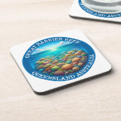 The Great Barrier Reef, Queensland, Australien Getränkeuntersetzer (Linke Seite)