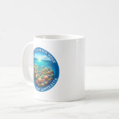 The Great Barrier Reef, Queensland, Australien Kaffeetasse (Vorderseite Links)