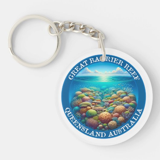The Great Barrier Reef, Queensland, Australien Schlüsselanhänger (Vorderseite)