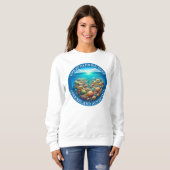 The Great Barrier Reef, Queensland, Australien Sweatshirt (Vorne ganz)