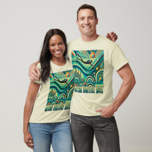 The Great Barrier Reef Retro-Taucher-T-Shirt T-Shirt