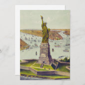 The Great Bartholdi Statue, Statue of Liberty Einladung (Vorne/Hinten)