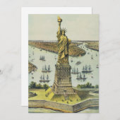 The Great Bartholdi Statue, Statue of Liberty Einladung (Vorne/Hinten)