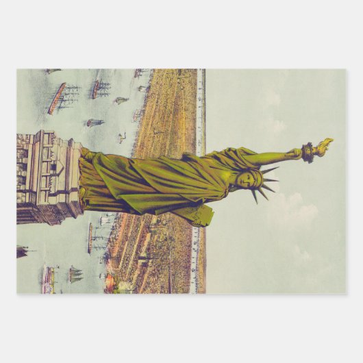 The Great Bartholdi Statue, Statue of Liberty Geschenkpapier Set (Vorderseite 2)