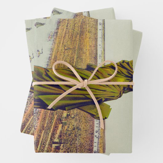 The Great Bartholdi Statue, Statue of Liberty Geschenkpapier Set (Beispiel)