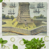 The Great Bartholdi Statue, Statue of Liberty Geschirrtuch (Gefaltet)