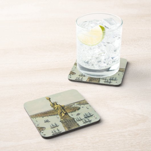 The Great Bartholdi Statue, Statue of Liberty Getränkeuntersetzer (Rechte Seite)