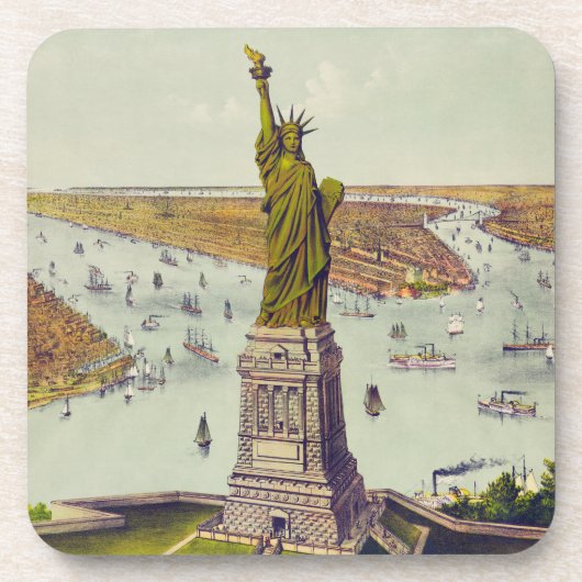 The Great Bartholdi Statue, Statue of Liberty Getränkeuntersetzer (Vorderseite)