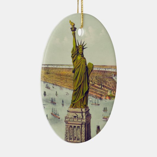 The Great Bartholdi Statue, Statue of Liberty Keramik Ornament (Rechts)