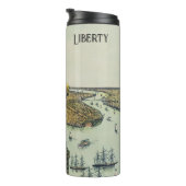 The Great Bartholdi Statue, Statue of Liberty Thermosbecher (Nach rechts gedreht)