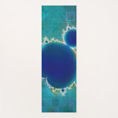 The Great Blue Mandelbrot Set Fraktal Schatzkarte Yogamatte (Vorderseite)