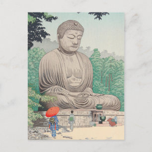 The Great Buddha at Kamakura FUJISHIMA TAKEJI Postkarte