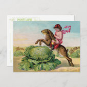 The Great Cabbage Patch Steeplechase Postkarte (Vorne/Hinten)