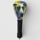 The Great Dane Dog - Composition 009 Golf Headcover (Vorderseite)