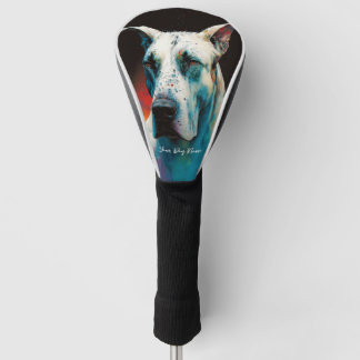 The Great Dane Hund - Zusammensetzung 003 Golf Headcover