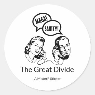The Great Divide (Variante) - A MisterP Sticker