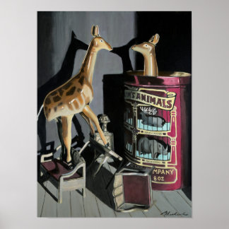 The Great Escape - two giraffes posters Poster