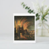 The Great Fire of London (September 1666) mit Lud Postkarte (Stehend Vorderseite)