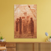 The Great Gallery Horseshoe Canyon Utah Leinwanddruck (Insitu (Wohnzimmer))