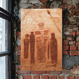 The Great Gallery Horseshoe Canyon Utah Leinwanddruck