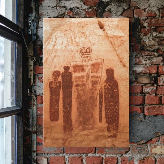 The Great Gallery Horseshoe Canyon Utah Leinwanddruck